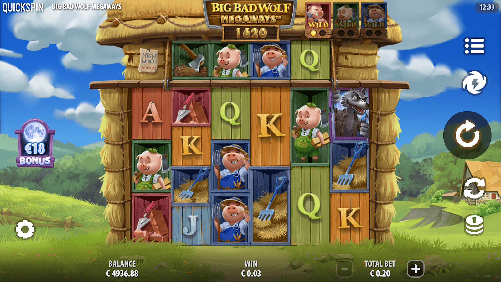 Big Bad Wolf Megaways jackpot