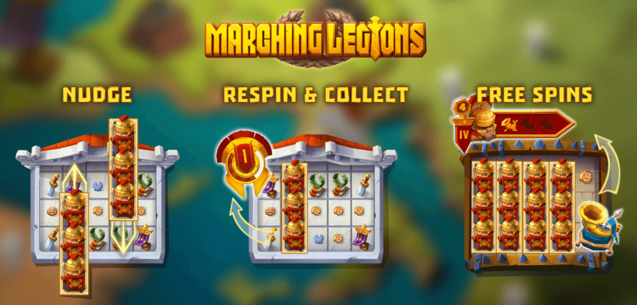 Marching Legions jogo de cassino