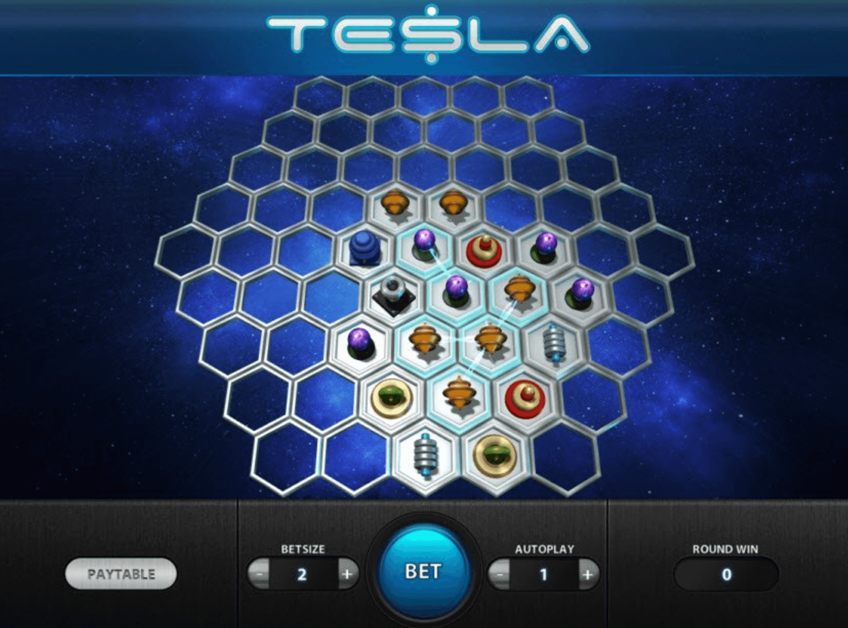 Sons e Gráficos em Tesla online slot