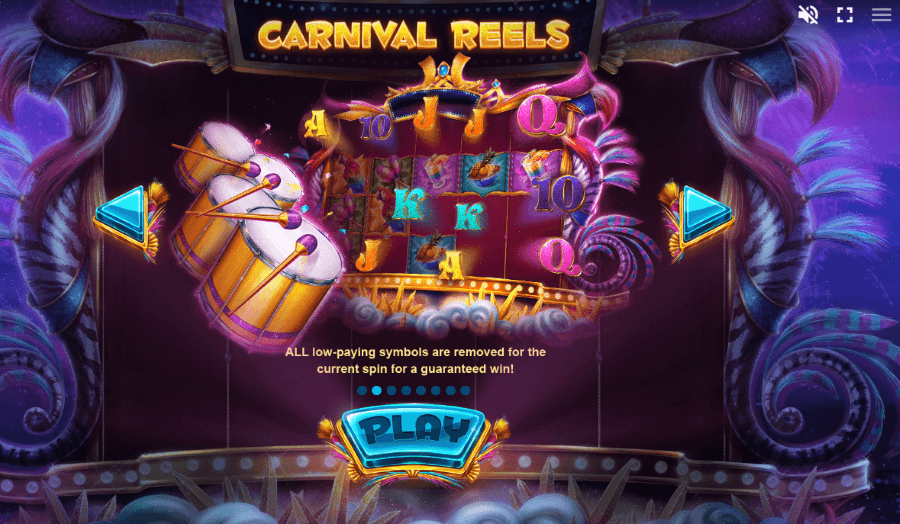 Carnival Reels no slot Rio Stars