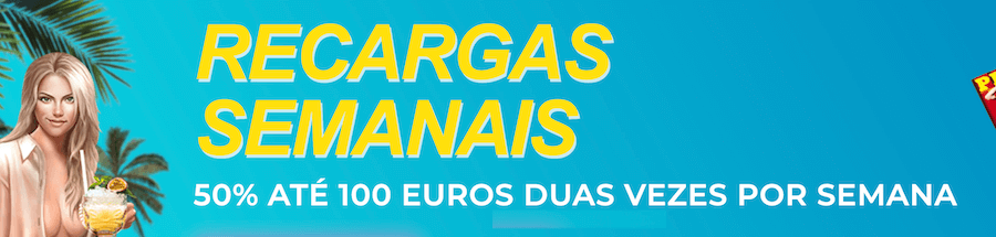 Recarga semanal bônus do Surf Casino