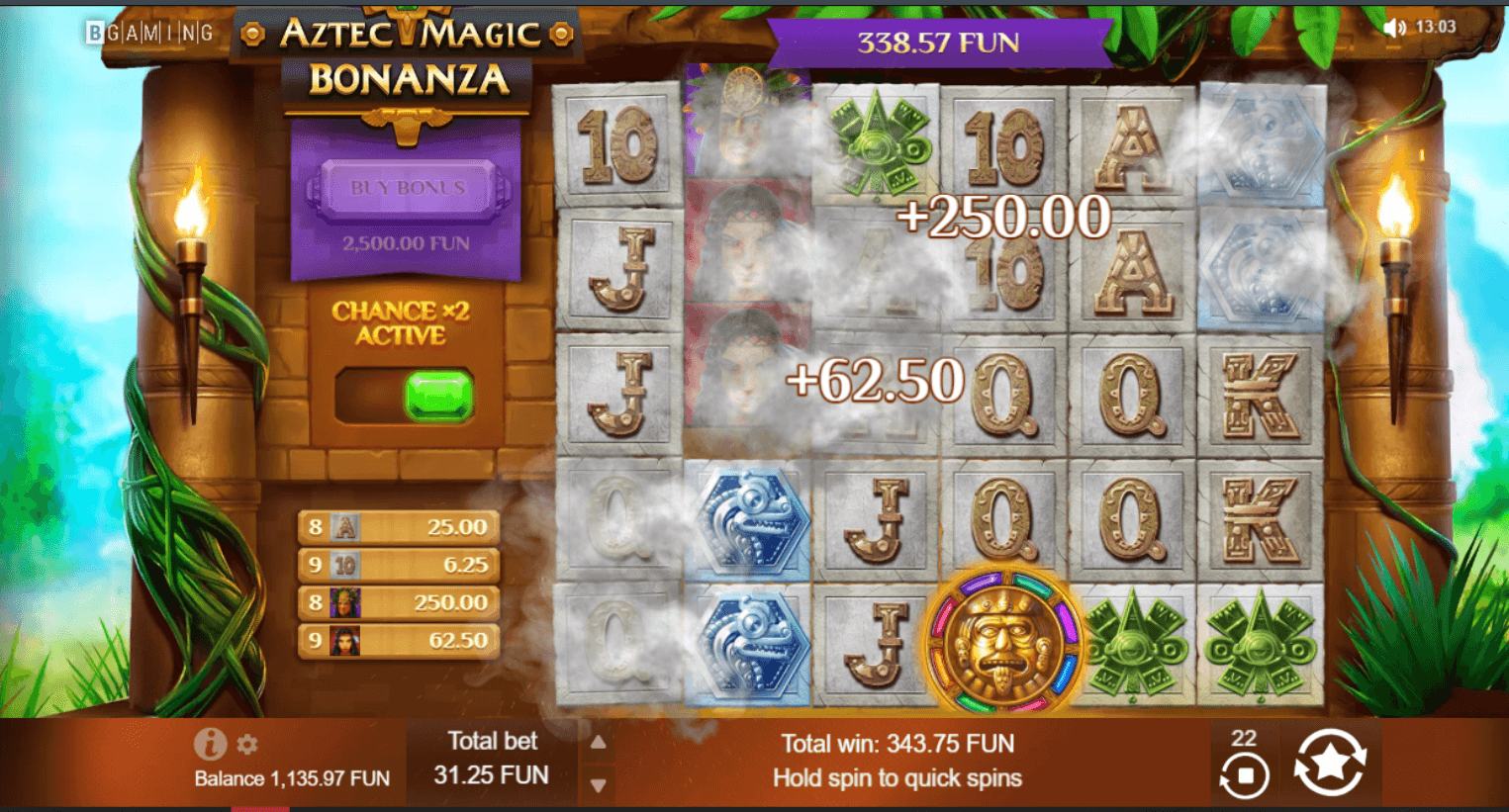 Aztec Magic Bonanza jackpot