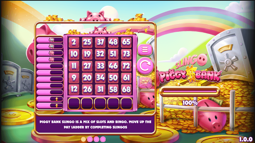 Slingo Piggy Bank slot