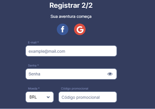 registrar 2 BetCoco