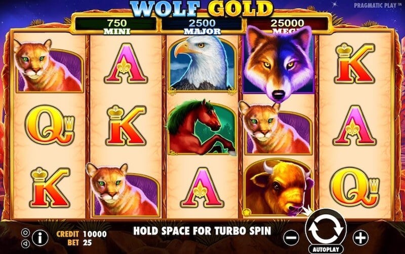 Wolf Gold análise slot